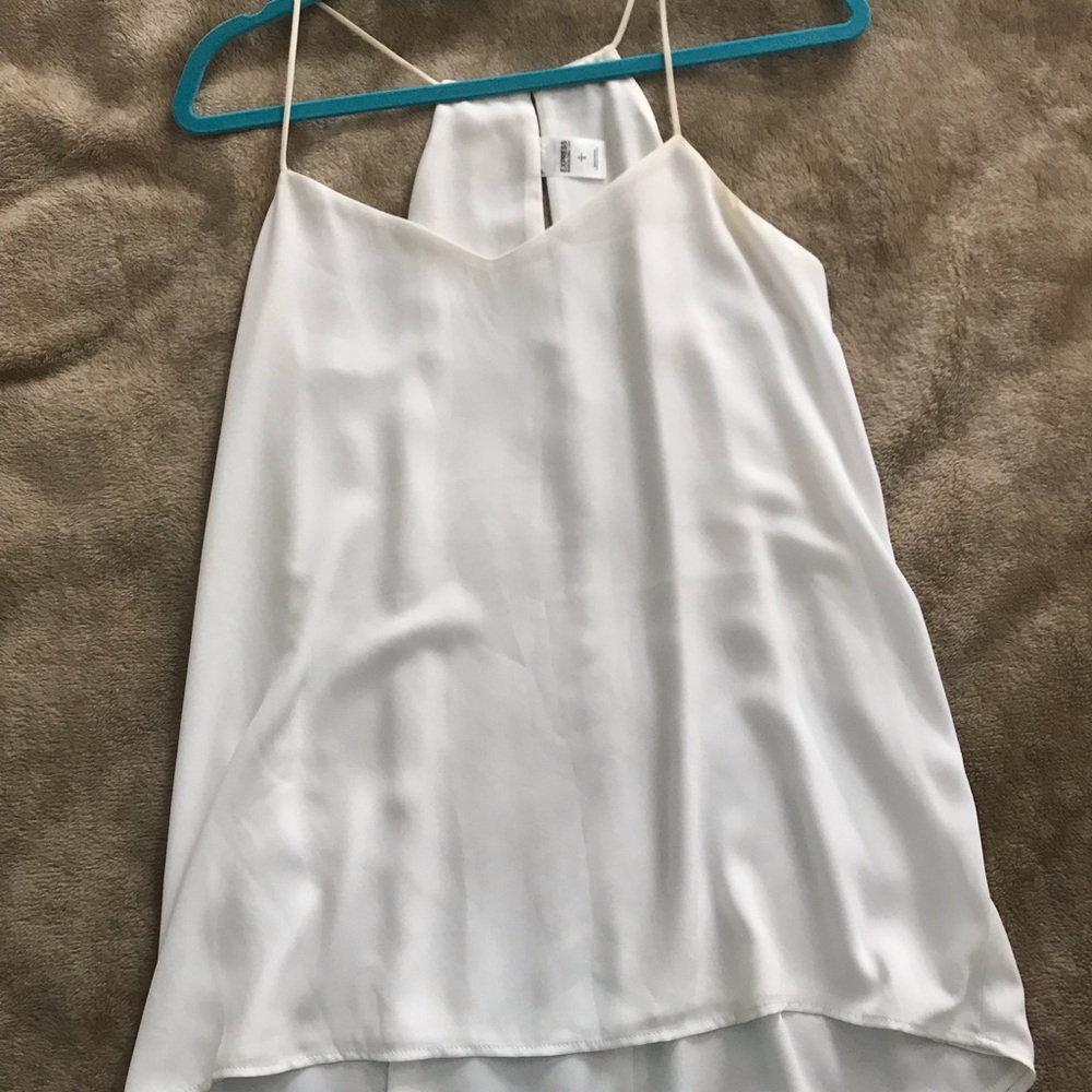 White, tank top